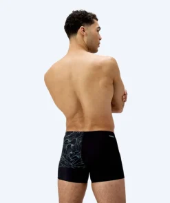 Hot Speedo aquashorts til mænd - Hyperboom V-Cut - Sort/grøn