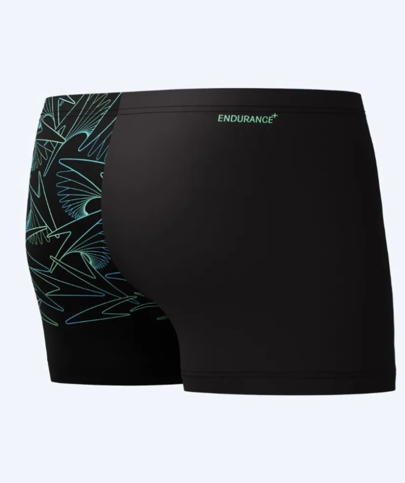 Hot Speedo aquashorts til mænd - Hyperboom V-Cut - Sort/grøn