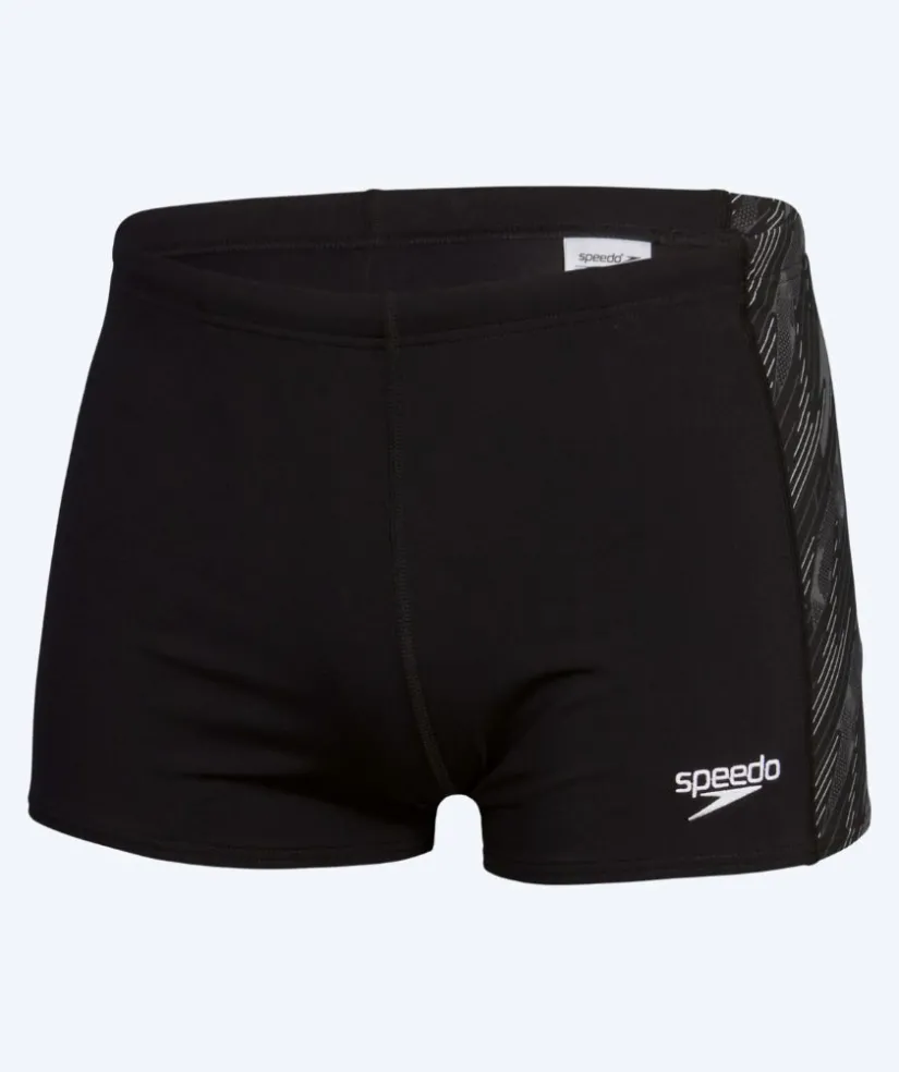 Sale Speedo aquashorts til mænd - Hyperboom Panel - Sort/hvid