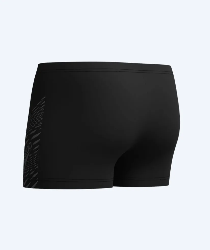 Discount Speedo aquashorts til mænd - Medley Logo - Sort/grå