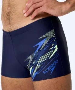 Sale Speedo aquashorts til mænd - Medley Logo - Mørkeblå/grøn