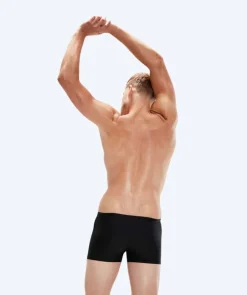Online Speedo aquashorts til mænd - Tech Print - Sort/blå