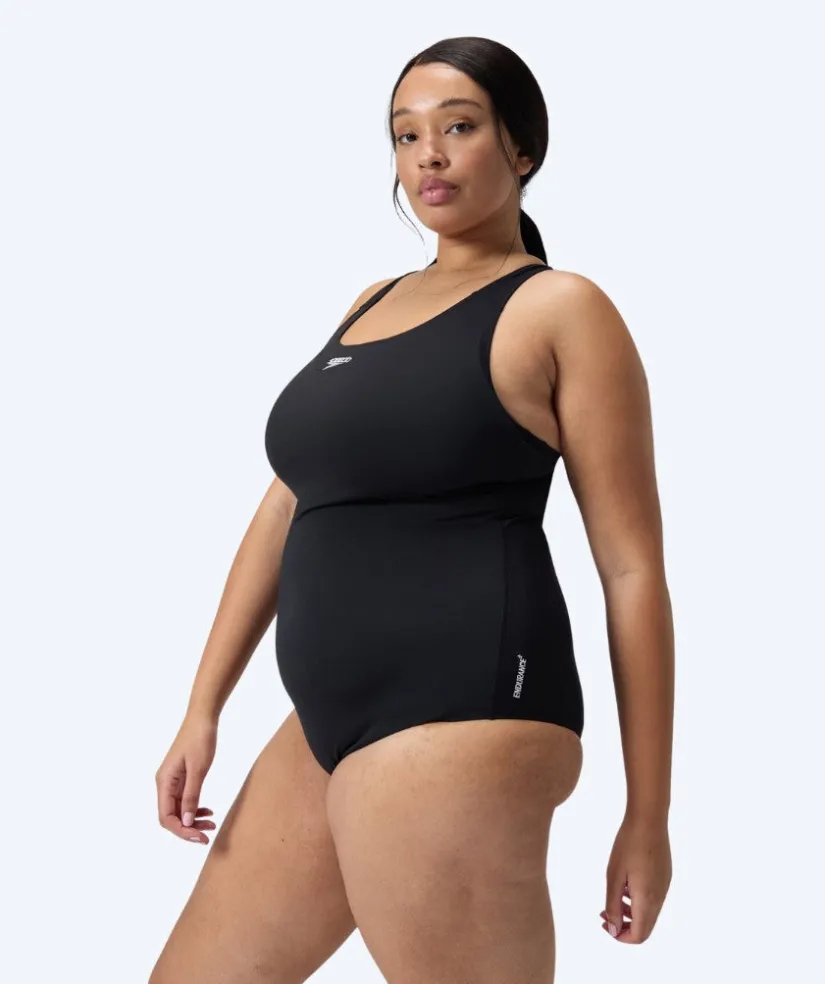 Best Speedo badedragt i plus size til damer - Endurance Medalist - Sort