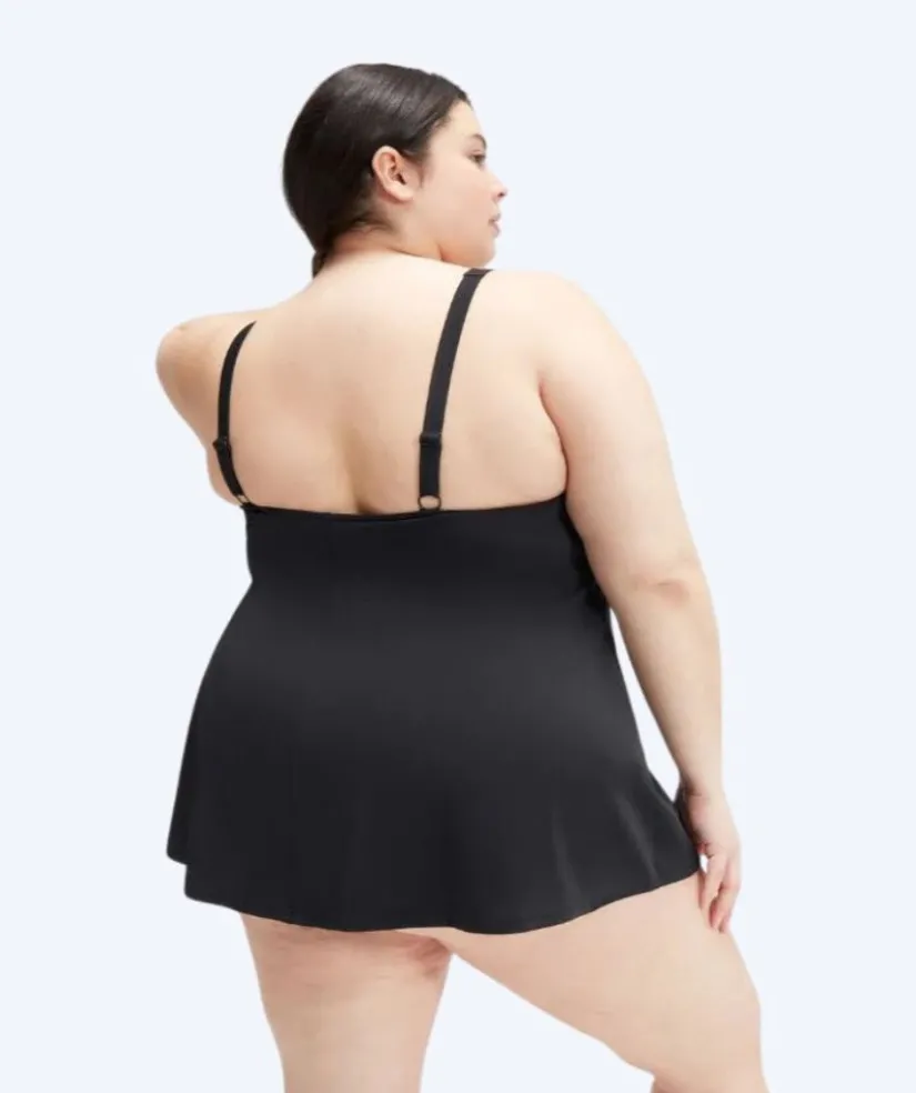 Sale Speedo badedragt i plus size til damer - Swim Dress - Sort