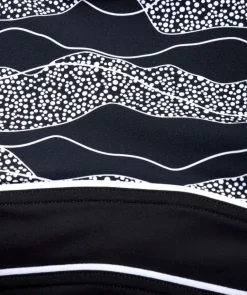 Speedo badedragt til damer - Contour Eclipse - Sort/hvid