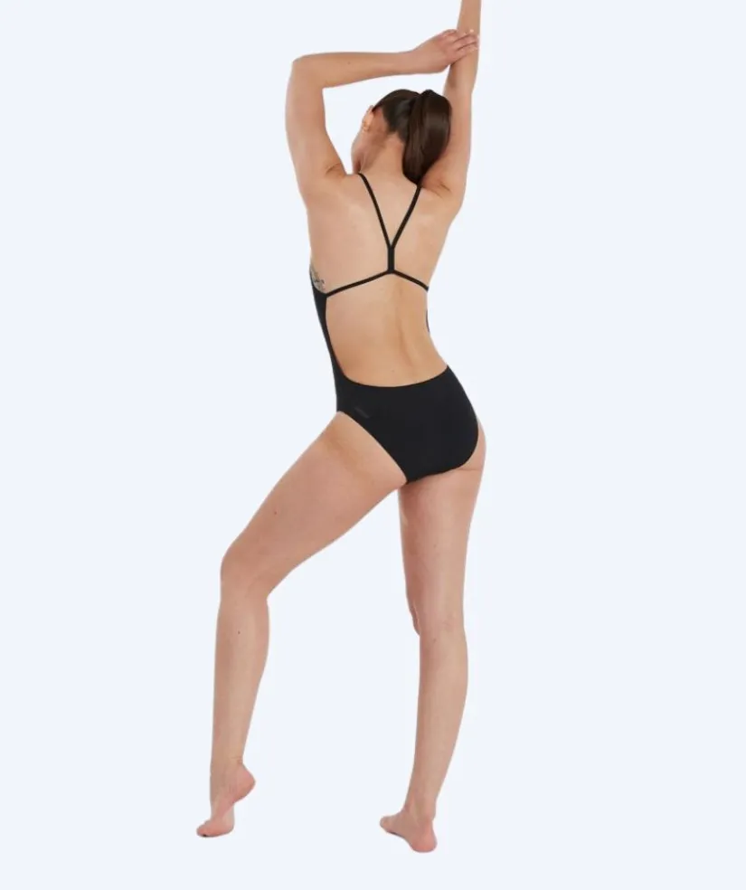 Clearance Speedo badedragt til damer - Eco Endurance Thinstrap - Sort