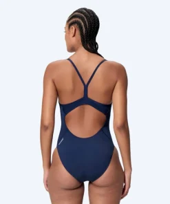 Hot Speedo badedragt til damer - Endurance Logo Thin Strap - Mørkeblå