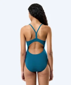 Sale Speedo badedragt til damer - Endurance Logo Thin Strap - Mørkegrøn