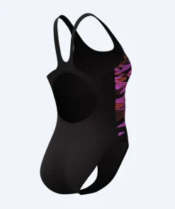 Best Speedo badedragt til damer - Hyperboom Placement Muscleback - Sort/pink