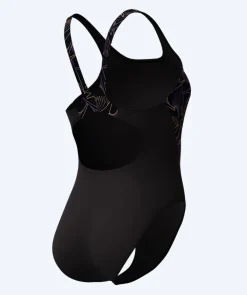 Online Speedo badedragt til damer - Hyperboom Splice Muscleback - Sort/lilla