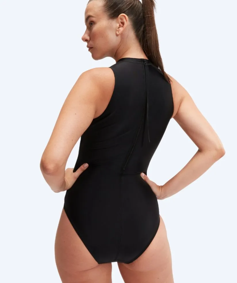 Best Speedo badedragt til damer - Hydrasuit - Sort/hvid