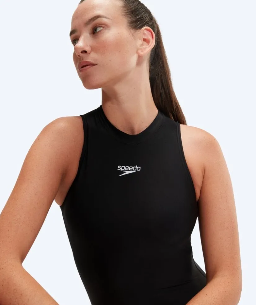 Best Speedo badedragt til damer - Hydrasuit - Sort/hvid