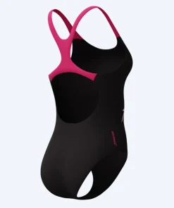 Best Speedo badedragt til damer - Medley Logo Medalist - Sort/pink