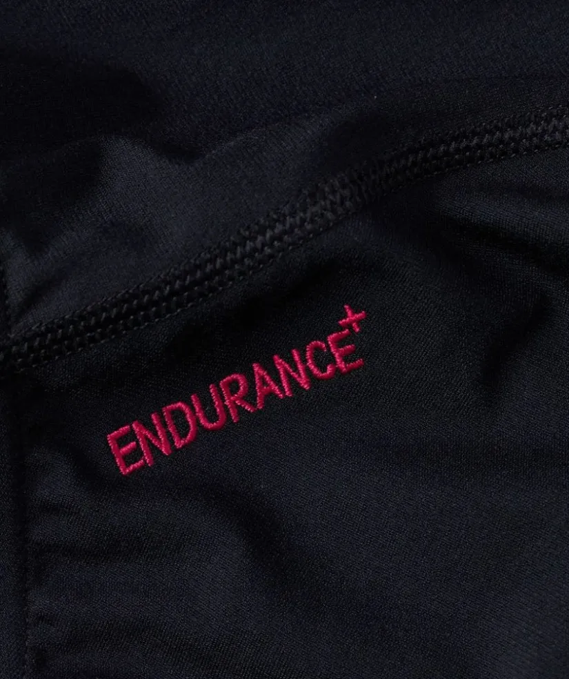 Outlet Speedo badedragt til damer - Placement Laneback - Sort/rød