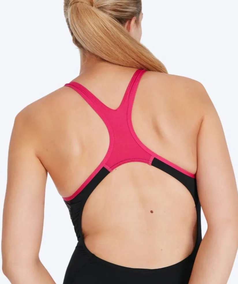 Outlet Speedo badedragt til damer - Placement Laneback - Sort/rød