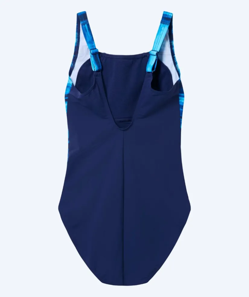 Sale Speedo badedragt til damer - Print Luna Lustre - Mørkeblå/lyseblå