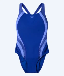 Hot Speedo badedragt til damer - Quantum Rib Splice - Mørkeblå