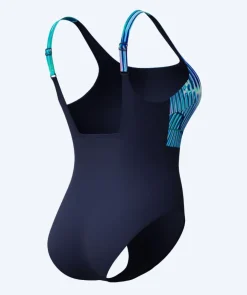 Speedo badedragt til damer - Shaping ContourEclipse - Mørkeblå/turkis