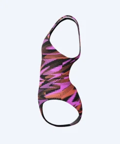 New Speedo badedragt til piger - Hyperboom Allover Medalist - Pink/orange