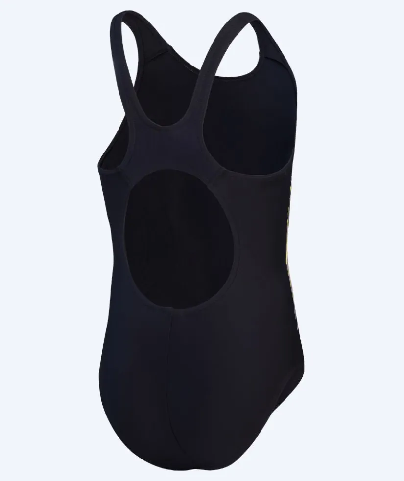 Clearance Speedo badedragt til piger - Plastisol Placement Muscleback - Sort/lilla