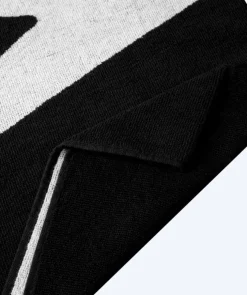 Clearance Speedo badehåndklæde - Logo - Sort/hvid