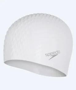 Hot Speedo badehætte - Bubble Active - Hvid
