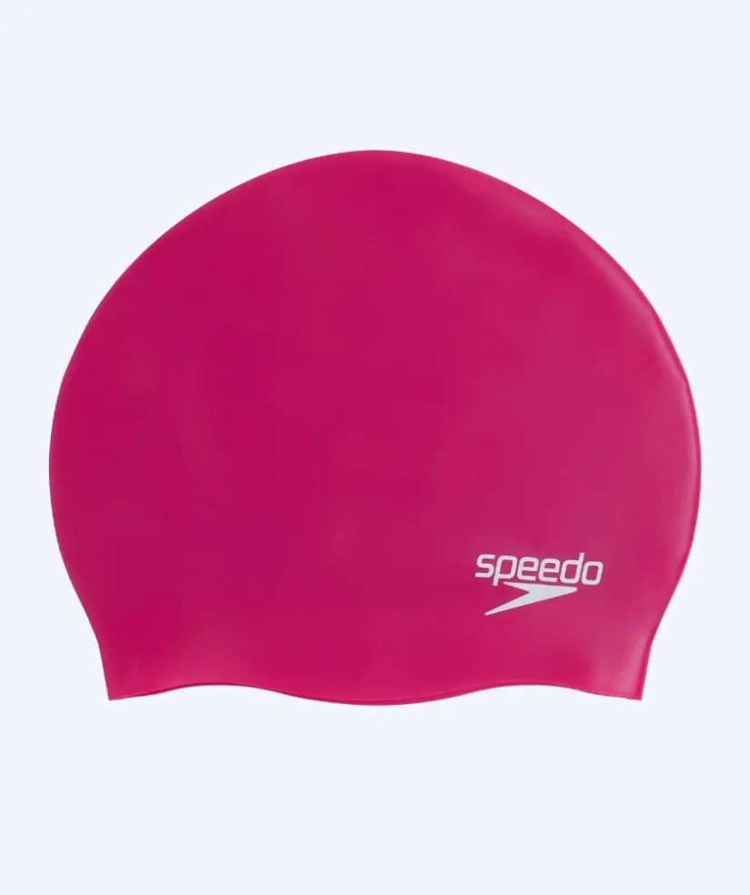 Hot Speedo badehætte - Plain Moulded - Pink