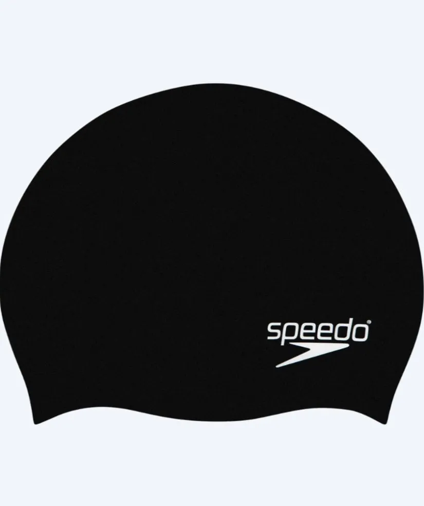 New Speedo badehætte til junior (6-16) - Plain - Sort