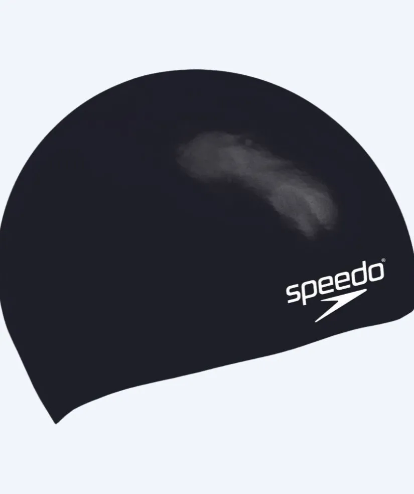 New Speedo badehætte til junior (6-16) - Plain - Sort