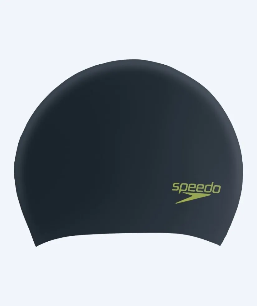 Best Speedo badehætte til junior (6-16) - Plain - Sort/grøn
