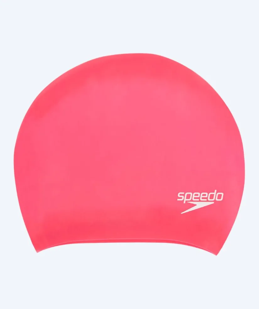 Clearance Speedo badehætte til langt hår - Pink