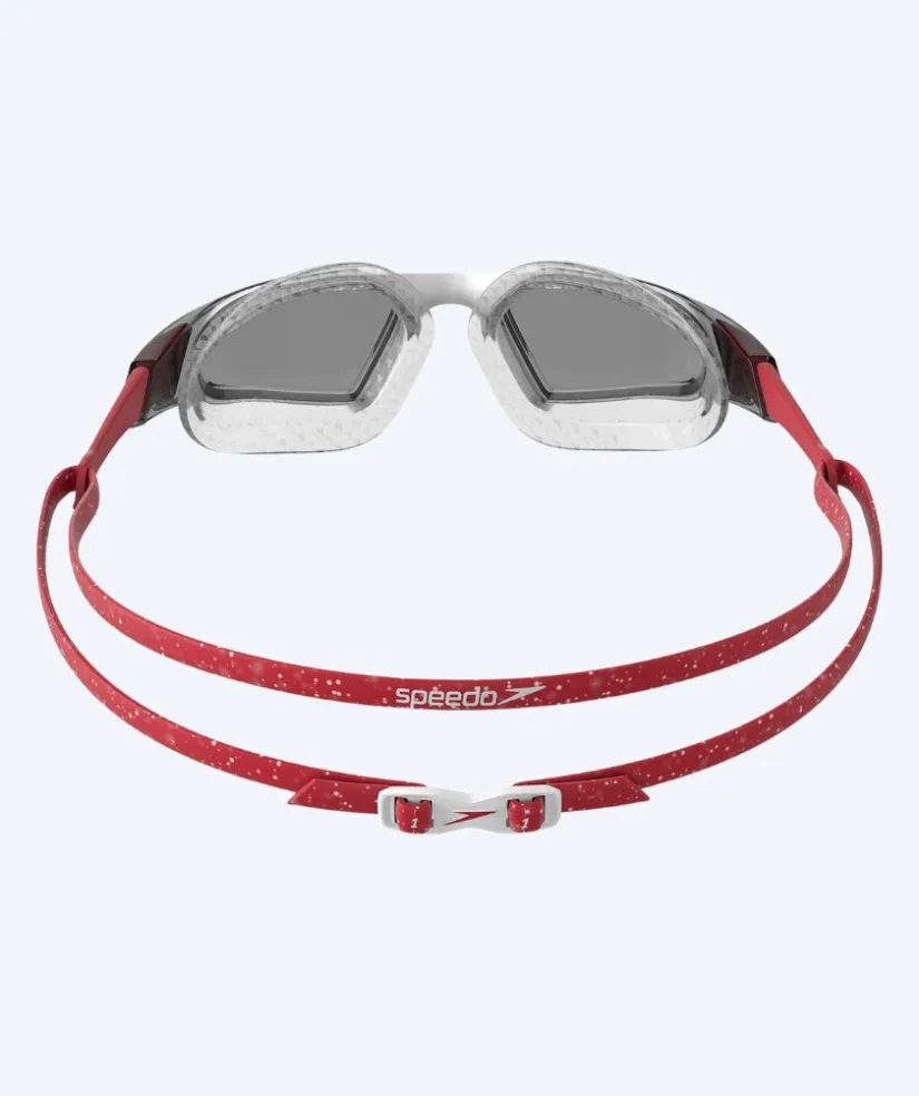 Outlet Speedo åbent vand svømmebriller - AquaPulse Pro - Rød/hvid