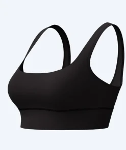 Outlet Speedo bikini top til kvinder - Solid Square Neck - Sort
