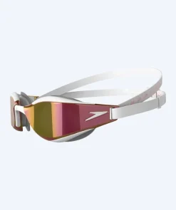 Hot Speedo Elite svømmebriller - Fastskin Hyper Elite Mirror - Guld/hvid