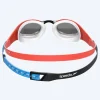 Outlet Speedo Elite svømmebriller - Fastskin Pure Focus Mirror - Rød/sort