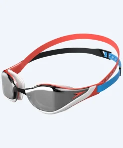 Outlet Speedo Elite svømmebriller - Fastskin Pure Focus Mirror - Rød/sort