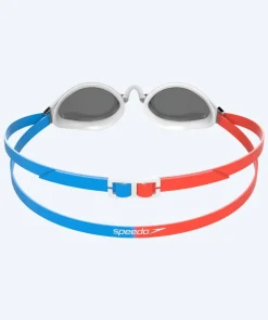 Outlet Speedo Elite svømmebriller - Fastskin Speedsocket 2 Mirror - Rød/blå