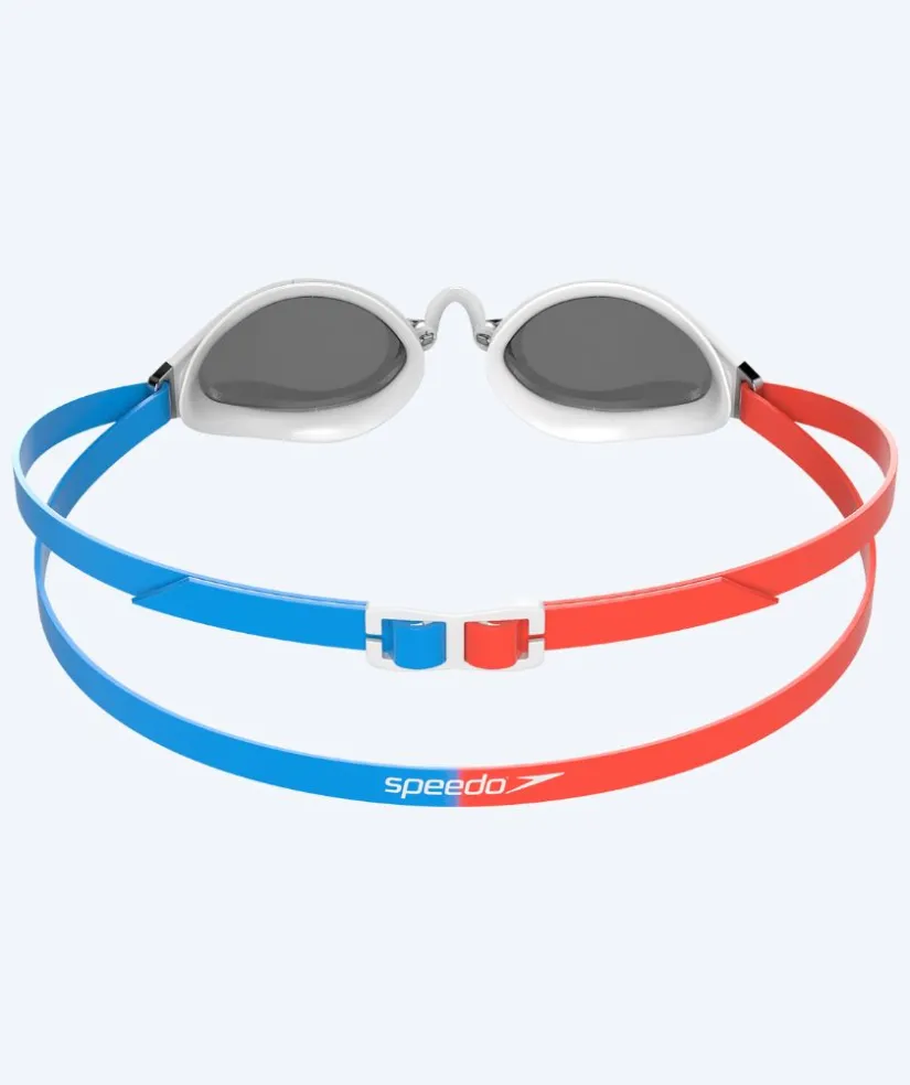 Outlet Speedo Elite svømmebriller - Fastskin Speedsocket 2 Mirror - Rød/blå