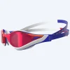 Hot Speedo Elite svømmebriller - Fastskin Pure Focus Mirror - Rød/blå