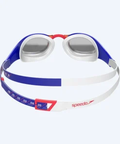 Hot Speedo Elite svømmebriller - Fastskin Pure Focus Mirror - Rød/blå