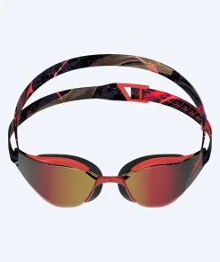 Online Speedo Elite svømmebriller - Fastskin Hyper Elite Mirror - Sort/rød (Guld linse)