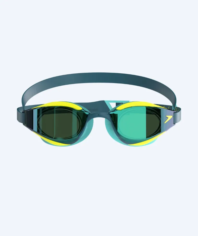 Speedo Elite svømmebriller - Fastskin Hyper Elite Mirror - Gul/grøn