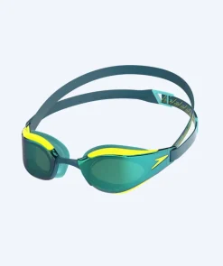 Speedo Elite svømmebriller - Fastskin Hyper Elite Mirror - Gul/grøn