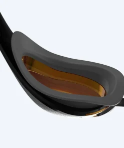 Hot Speedo Elite svømmebriller - Fastskin Pure Focus Mirror - Sort/rød
