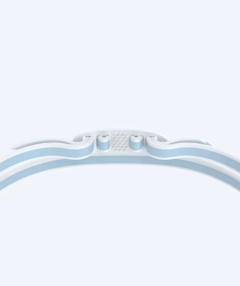 Best Speedo Elite svømmebriller til damer - Vanquisher 3.0 Mirrored - Lyseblå/sølv