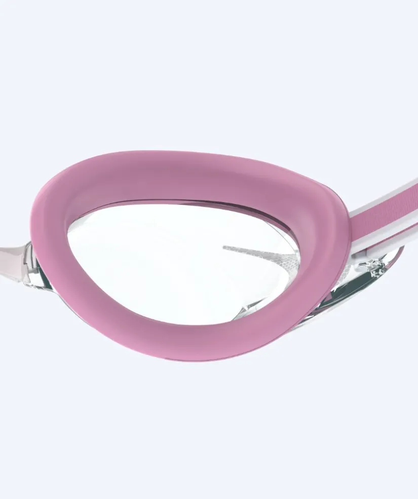 Hot Speedo Elite svømmebriller til damer - Vanquisher 3.0 - Lyserød/klar