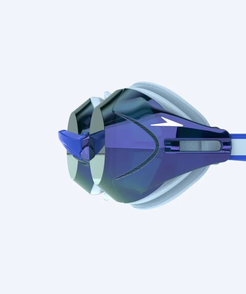 Hot Speedo Elite svømmebriller - Vanquisher 3.0 Mirrored - Blå/mørkeblå