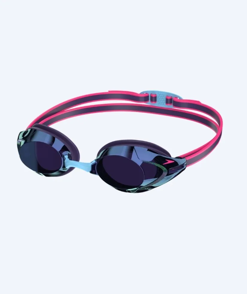 New Speedo Elite svømmebriller - Vanquisher 3.0 Mirrored - Pink/lilla