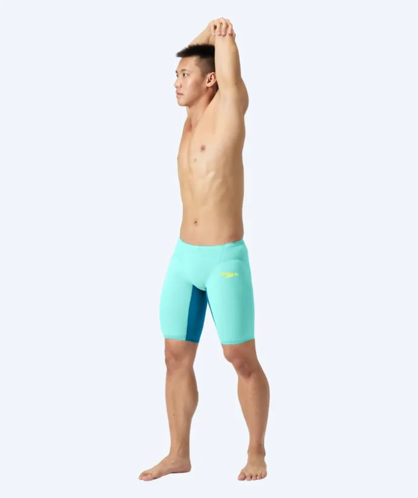 Sale Speedo konkurrence badebukser til mænd - LZR Pure Valor 2.0 - Lyseblå/mørkeblå