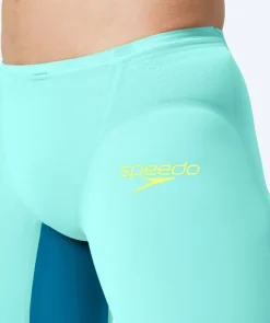 Sale Speedo konkurrence badebukser til mænd - LZR Pure Valor 2.0 - Lyseblå/mørkeblå